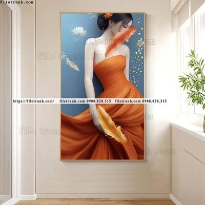 File gốc tranh chan dung co gai truu tuong 526 (phong cách) cổ điển