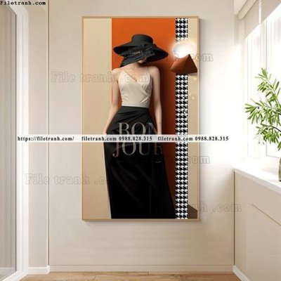 File tranh tranh chan dung co gai truu tuong 538 (ảnh gốc) độc quyền