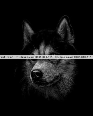 Download file gốc tranh chan dung dong vat den trang 1509 (độ nét cao)