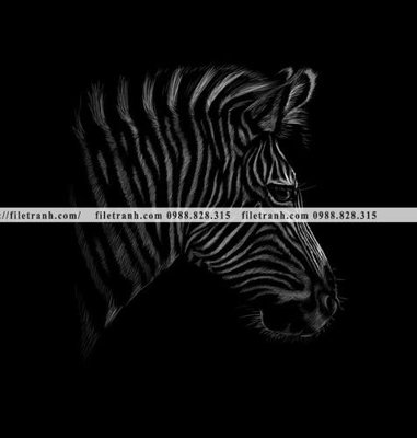 File gốc tranh chan dung dong vat den trang 1516 (trang trí) phòng trẻ em