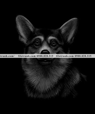 Tải file gốc tranh chan dung dong vat den trang 1519 (để in lụa)