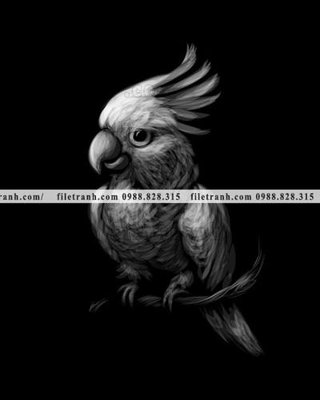 File tranh tranh chan dung dong vat den trang 1535 (gốc) phong cách tối giản