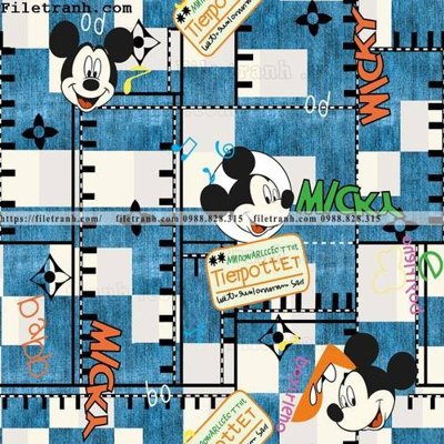 File ảnh tranh chuot mickey 106 (gốc) cho trang trí nội thất