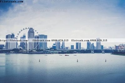 File in trần tranh chup anh thanh pho dang ngang 316 (file gốc) xuyên sáng