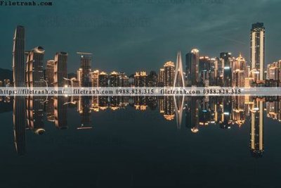 File tranh gốc tranh chup anh thanh pho dang ngang 334 (bản quyền) độc đáo