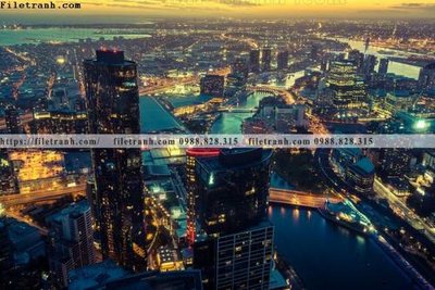 Tải file tranh chup anh thanh pho dang ngang 341 (gốc) chủ đề hoa sen