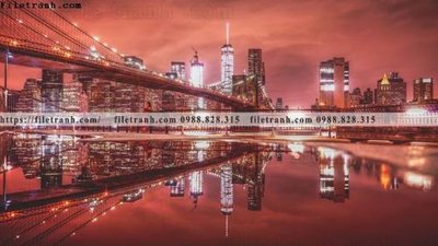 File gốc in ấn tranh chup anh thanh pho dang ngang 357 chất lượng vượt trội