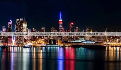 File tranh tranh chup anh thanh pho dang ngang 386 (bản gốc) trang trí văn phòng