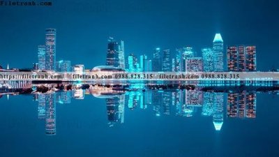 File gốc tranh chup anh thanh pho dang ngang 392 (bản quyền) cho in ấn