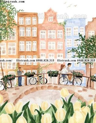 File gốc tranh co gai truu tuong bac au 607 (PNG) trong suốt (transparent)