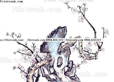 File tranh ảnh gốc tranh co ve trung quoc 643 dùng cho in khổ lớn