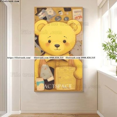 Tải file tranh con vat hoat hinh loi vao 504 (gốc) làm tranh treo tường