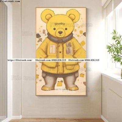 File gốc tranh con vat hoat hinh loi vao 506 (in mica) trang trí