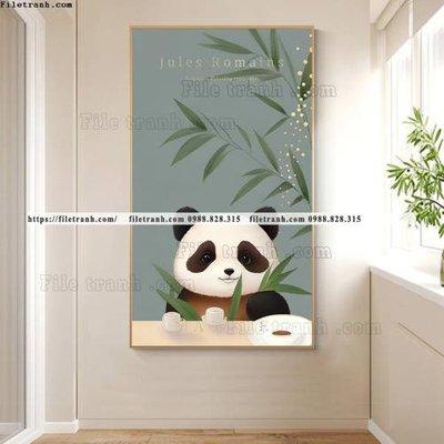 File tranh tranh con vat hoat hinh loi vao 512 (bản gốc) in lụa 3D