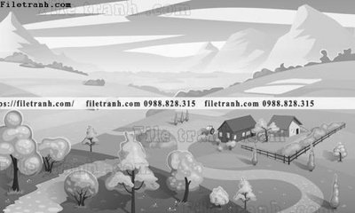 File PSD tranh da tuong hoat hinh minh hoa 226 (bản gốc) đã tách nền