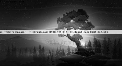 File gốc tranh da tuong hoat hinh minh hoa 236 (phiên bản chuẩn) để in ấn