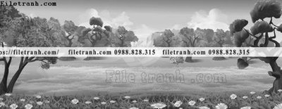 Tải file PSD tranh da tuong hoat hinh minh hoa 255 (nguyên layer) để in