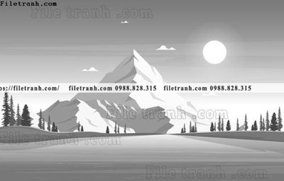 File gốc tranh da tuong hoat hinh minh hoa 304 (cho in 3D) độc đáo