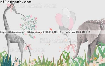 File gốc tranh dan hoat hinh phong tre em ve tay 104 (chuẩn CMYK) cho nhà in