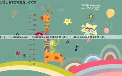 Tải file tranh dan hoat hinh phong tre em ve tay 142 (gốc) chủ đề phong thủy