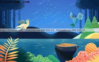 File tranh gốc tranh dan hoat hinh phong tre em ve tay 192 (sắc nét từng chi tiết)