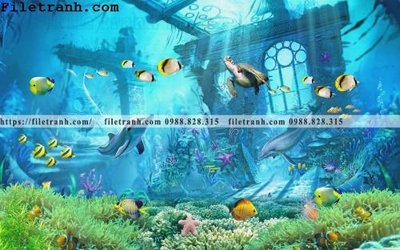 Tải file tranh dan hoat hinh phong tre em ve tay 232 (gốc) in tranh tráng gương