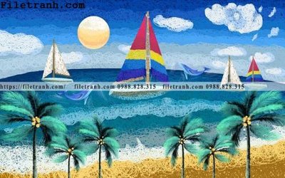 Tải file tranh dan hoat hinh phong tre em ve tay 250 (ảnh gốc) in tráng gương