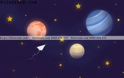 File tranh tranh dan hoat hinh phong tre em ve tay 259 (gốc) chủ đề thành phố