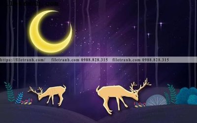 Tải file gốc tranh dan hoat hinh phong tre em ve tay 262 dùng cho in ấn