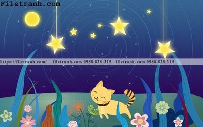 File gốc tranh dan hoat hinh phong tre em ve tay 273 (AI/EPS) cho in ấn