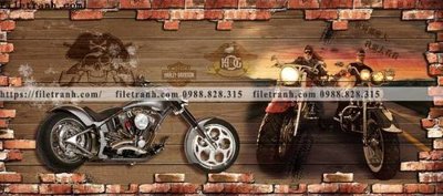 Tải file tranh dan tuong xe may o to co dien 217 (gốc) làm file tranh quảng cáo