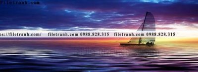 File in trần tranh dau giuong thuyen buom 611 (bản gốc) phong cảnh