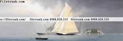 File tranh tranh dau giuong thuyen buom 617 (file gốc) chủ đề phong thủy