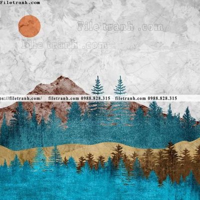 Tải file tranh decor hien dai tong hop 612 (gốc) làm file in ấn