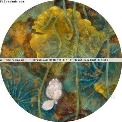 File gốc tranh decor hien dai tong hop 637 (in lụa) tranh mã đáo