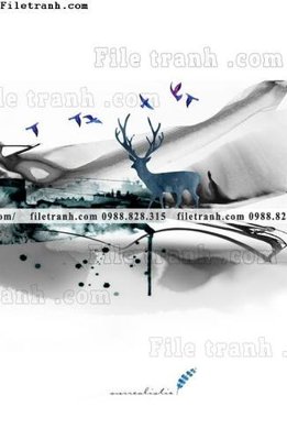 File PSD tranh decor hien dai tong hop 742 (bản gốc) cho nhà in