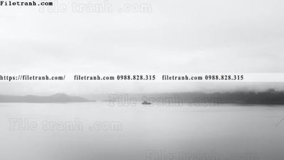 Tải file tranh den trang phong canh 542 (ảnh gốc) in gạch 3D