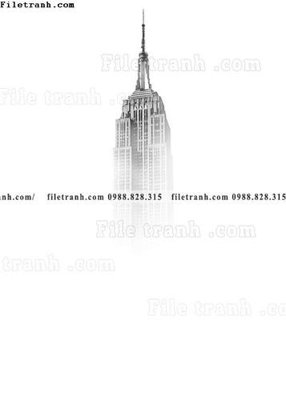 File in lụa tranh den trang phong canh 555 (tân cổ điển) tranh den trang phong canh 555