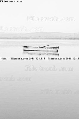 File in ấn tranh den trang phong canh 600 (bản gốc) sắc nét