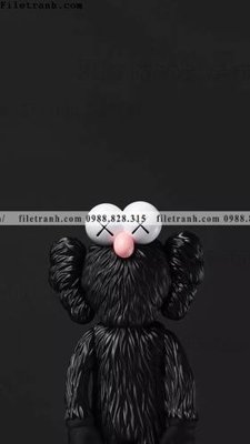 Tải file tranh gau kaws gau hung bao 537 (gốc) in ấn ngay lập tức