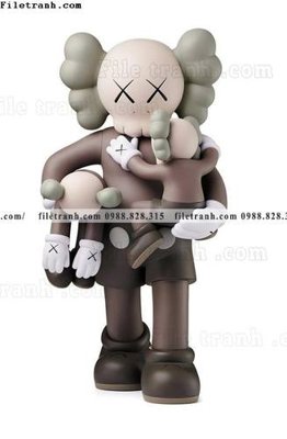 File ảnh tranh gau kaws gau hung bao 541 (gốc) in Hiflex