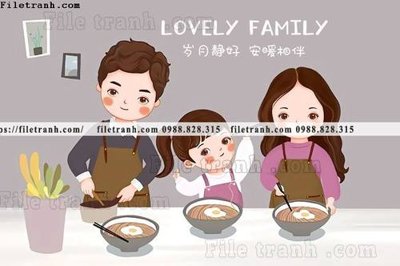 File tranh tranh gia dinh 602 (gốc) chủ đề thành phố