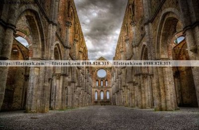 File tranh gốc PSD tranh hanh lang 3d 328 còn nguyên layer