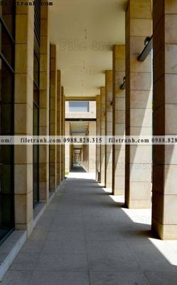 File gốc tranh hanh lang 3d 334 (in lụa) trang trí tường