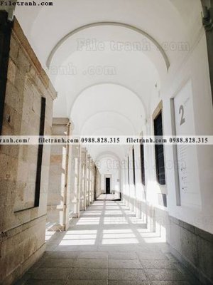 File tranh tranh hanh lang 3d 354 (gốc) chủ đề trừu tượng