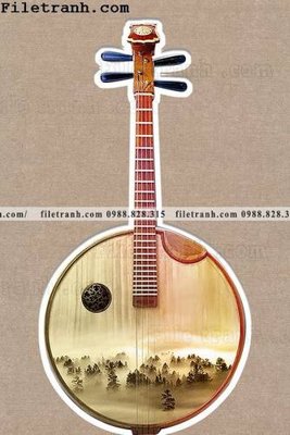 File tranh gốc tranh hieu ung ba chieu tron phong cach Trung Quoc 205 (bản đẹp) độc quyền