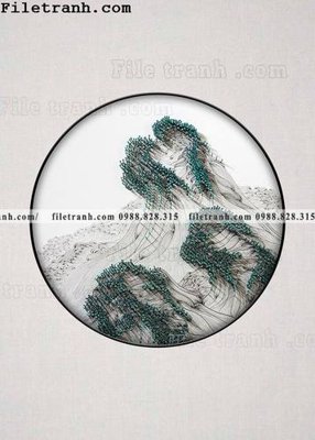 File gốc tranh hieu ung ba chieu tron phong cach Trung Quoc 213 (chủ đề hiện đại) trang trí