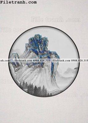 Tải file gốc tranh hieu ung ba chieu tron phong cach Trung Quoc 214 dùng cho in ấn