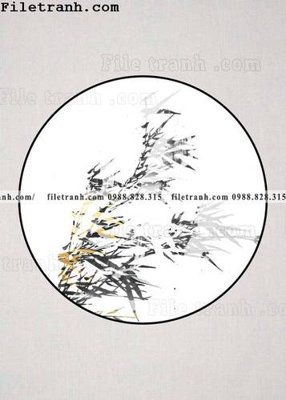 File tranh tranh hieu ung ba chieu tron phong cach Trung Quoc 252 (bản gốc) treo tường