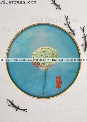 Download file tranh hieu ung ba chieu tron phong cach Trung Quoc 290 (gốc) in mica bàn thờ